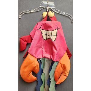 Vintage Windpsort Crab Windsock Beach House Seaside Outdoor Decor Needs Cleaning